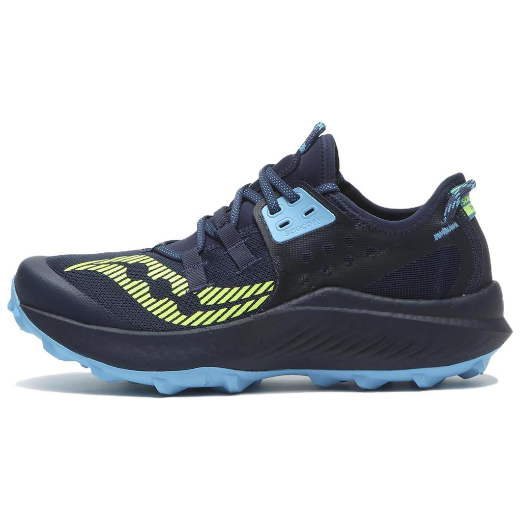 SAUCONY Endorphin Lift Mesh Slip Resistant Abrasion Resistant Low Top Running Shoes Men's Marine Blue S20856-220