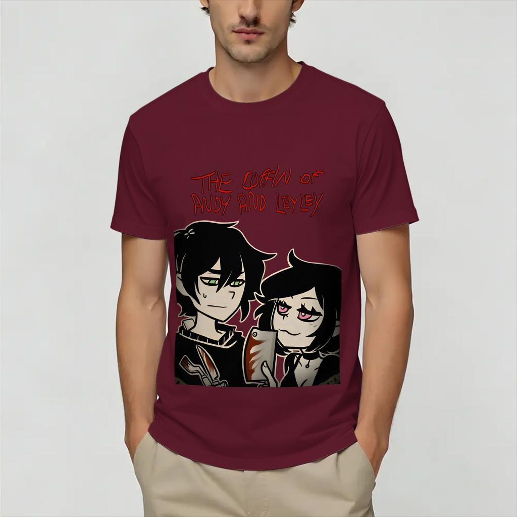 The Coffin Of Andy And Leyley T-shirt Unisex 100% Bomull Roliga T-shirts Rund Hals T-shirt Kortärmad Kläder Vuxen