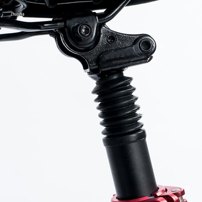 Aluminum Alloy Shock-Absorbing Seatpost for Electric Ride-Hailing Bikes, Fits 31.8/33.9mm