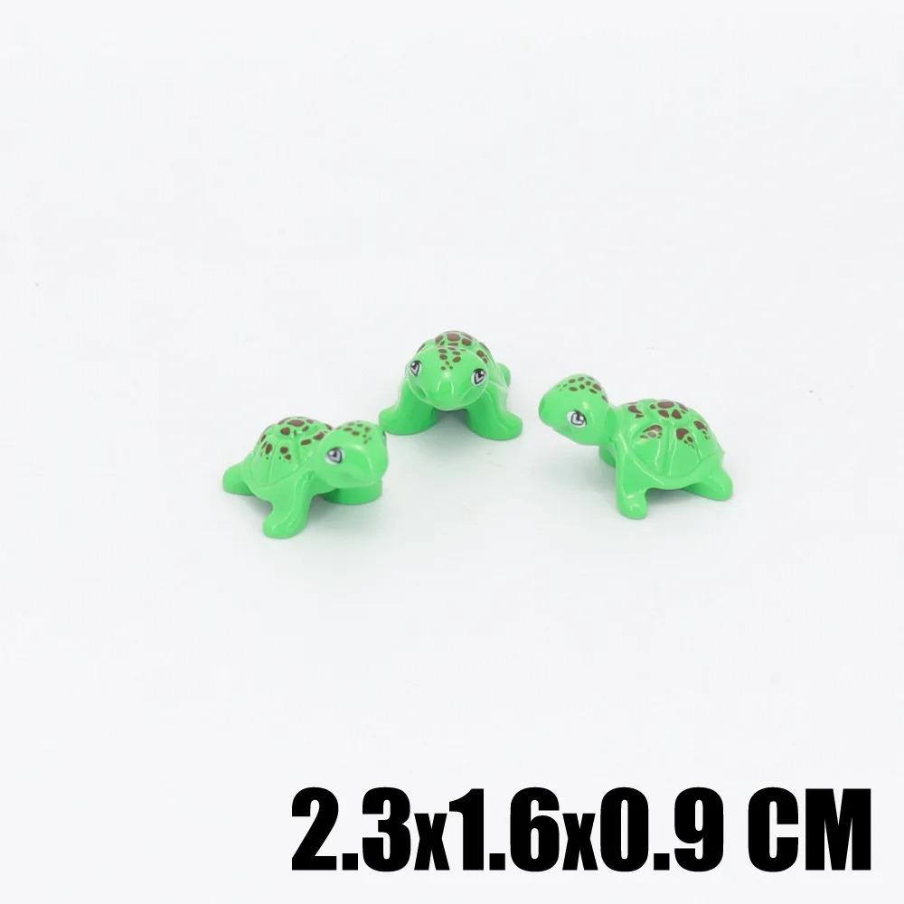 MOC City Animal Building Block Model Character Farm Accessories Goose Pig Dog Orangutan Cheetah Shark Zoo Brick Toy Gifts X014