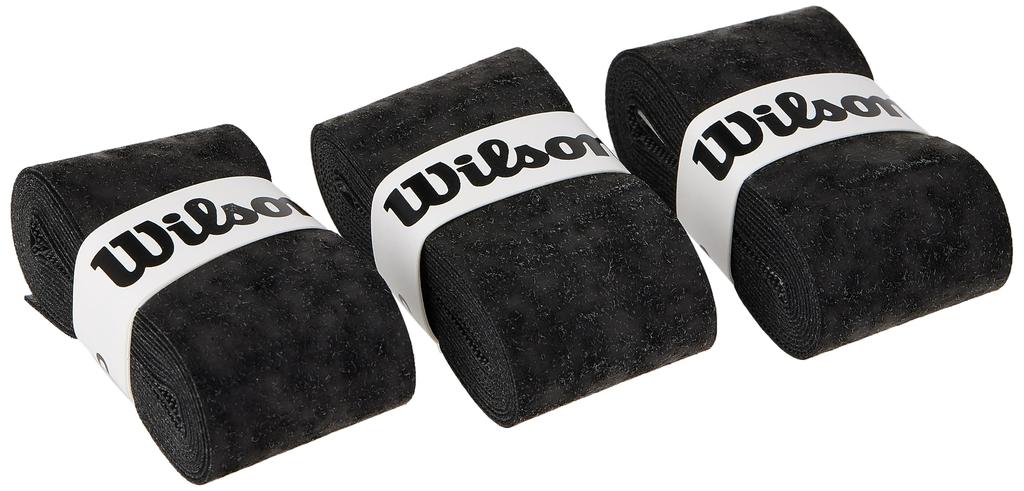 WILSON Advantage Overgrip for Tennis and Badminton (Dry Type, 3-Pack) WRZ4033BK