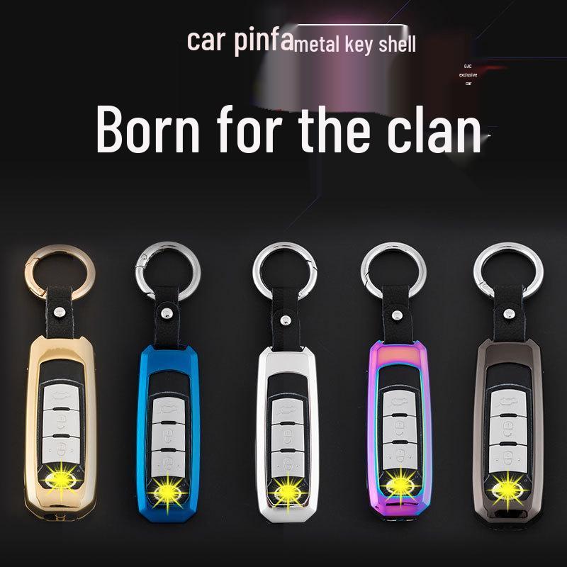 Compatible Metal Car Key Shell for 2017 GAC Trumpchi GS4, GA6, GA3, GS5