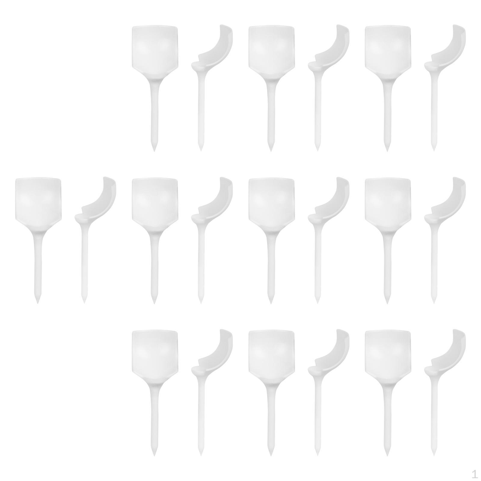 

20 штук Підставки для м ячів для гольфу Покращують відстань Точність 83мм Приладдя для поля White