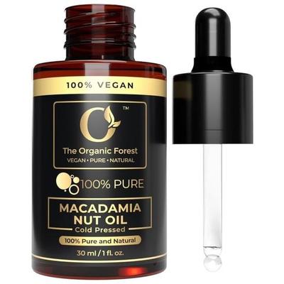 100% Plant Based Pure & Natural Macadamia Oil for Skin and Hair with Glass Dropper | Perfect Macadamia Nut Oil for Skin Moisturization