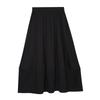 Johnature Autumn Winter Thickened Casual Balloon Skirt Versatile Stylish Elastic Waist Women Skirts