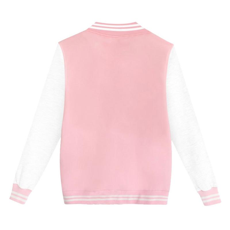 Solid Color Jacket Baseball Clothing Workwear Baseball Shirt Women's Cardigan Coat