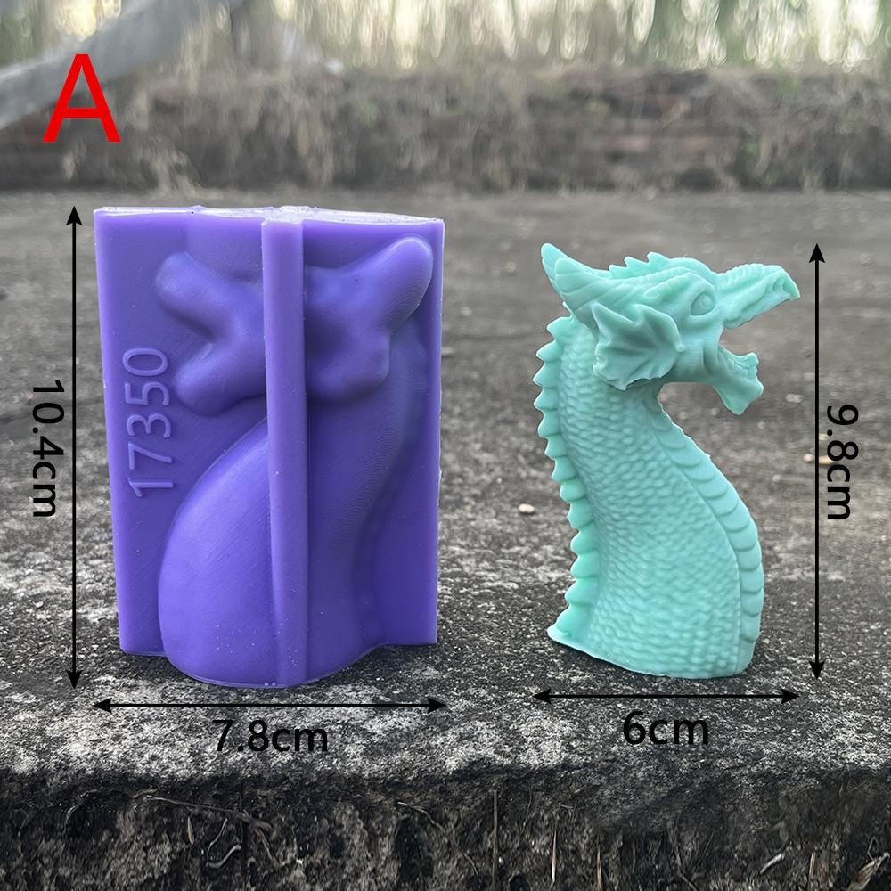 

3D Злой Дракон Свеча Силиконовая Форма Сделай Сам Вечеринка Инструменты для Украшения Торта Дракон Мастика Шоколадные Формы Настольное Ремесло Домашний Декор