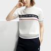 Fila Diamond Casual Round Neck Short Sleeve Knit Top Women Tops Steam-White F11W411404F-IV