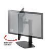 SANWA SUPPLY Desktop Monitor Stand (Rotating and Height Adjustable) CR-LAD101BK