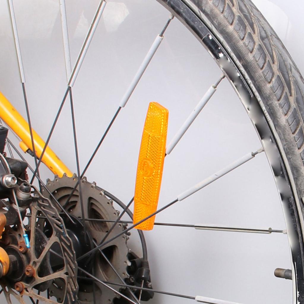 8Pcs Cyclings Reflectors Bikes Wheel Spokes Reflectors Waterproofs Bikes Front and Rear Reflectors for Cyclings Ridings