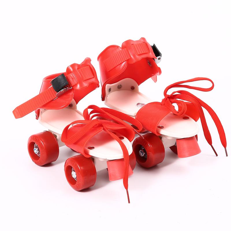 

Детские роликовые и ледовые коньки Zhejia с двумя рядами колес Adjustable