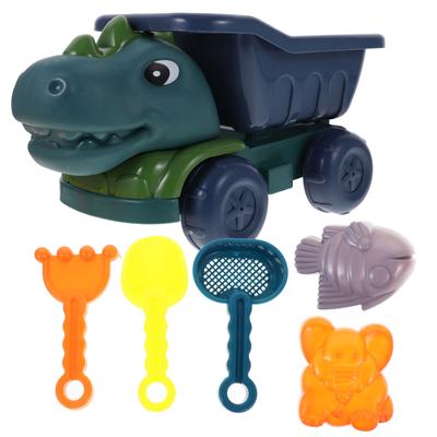 Carrinhos de brinquedo S Areia Praia Kidsset Escavação Ao Ar Livre Dinossauro Castelo Caixa de Areia Verão Brincadeira Crianças Criança Crianças Praia Brinquedos Brincando