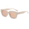 Retro Square Thick Frame Sunglasses Fashion Traver Shades Ins UV400 Protection Sun Glasses Traver Sunscreen Eyeglasses