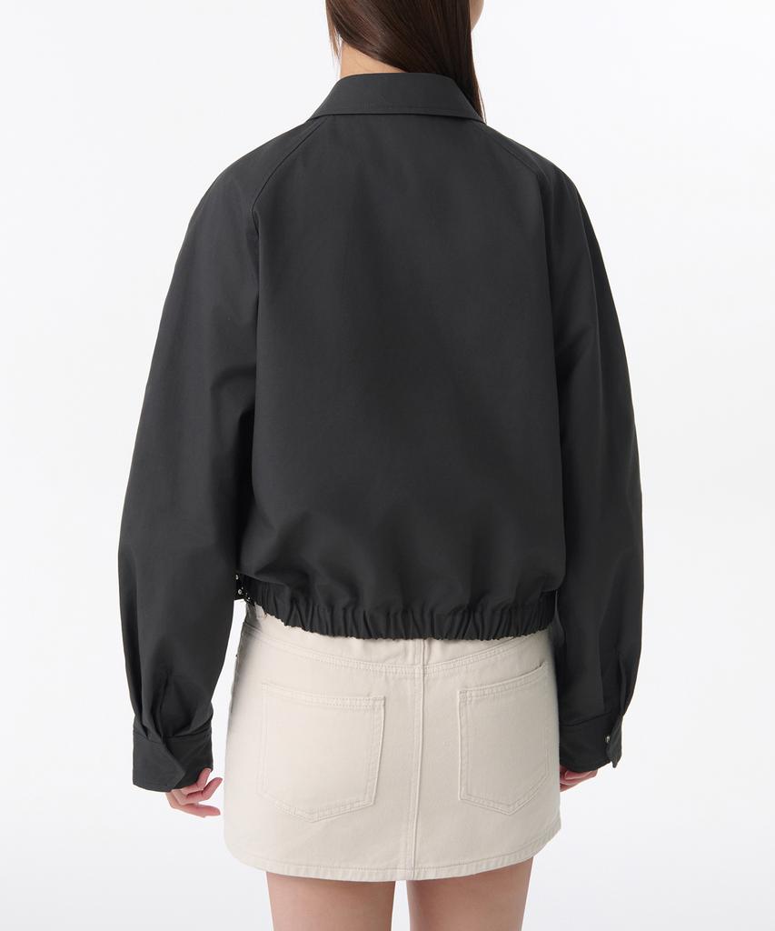 Musinsa Standard Woman Women'S Cotton Blouson Jacket [Dark Grey]