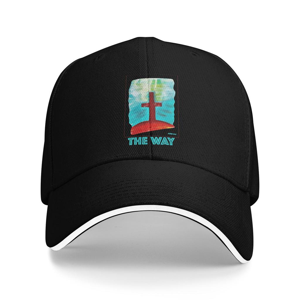 Jesús La Verdad El Camino La Vida Gorra de Béisbol Popular Gorras Sandwich para Unisex Mujeres Poliéster Gorra de Papá Exterior