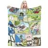 Bequeme Reguläre Zeigt Cartoon Anime Decke Stuff Sofa Dekorativ Decke Überwurf Super Warm Fleece für Auto