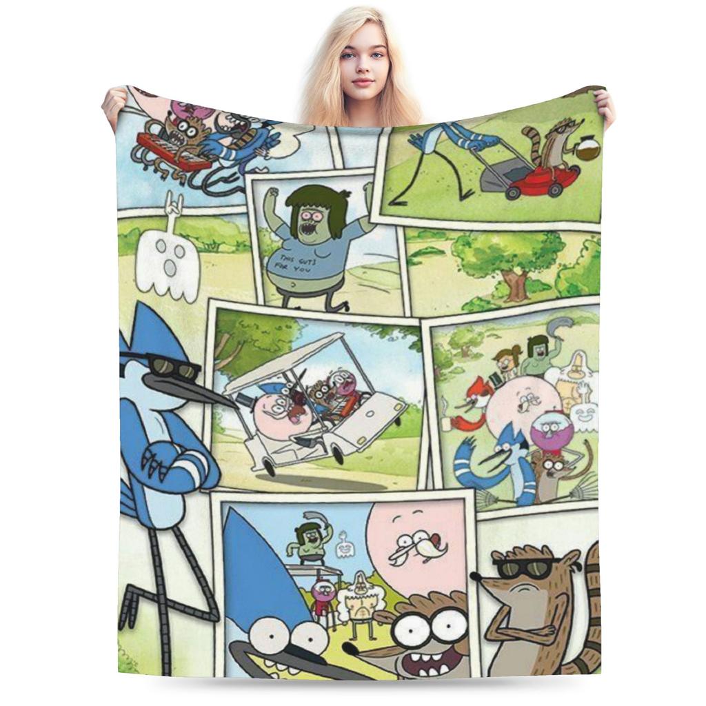 Bequeme Reguläre Zeigt Cartoon Anime Decke Stuff Sofa Dekorativ Decke Überwurf Super Warm Fleece für Auto
