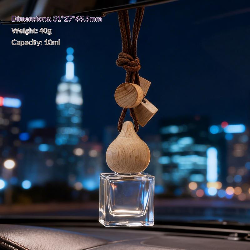 1Pcs Aromatherapy Essential Oil Bottle Hanging Car Perfume Bottle Ornament Auto Air Freshener Car Decoration Interior For Home