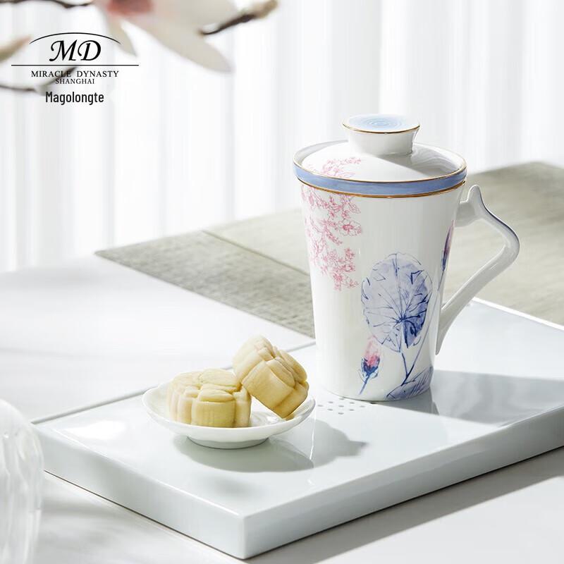 

Magonlate Lotus Feast 3-Piece Ceramic Filter Tea Cup Set