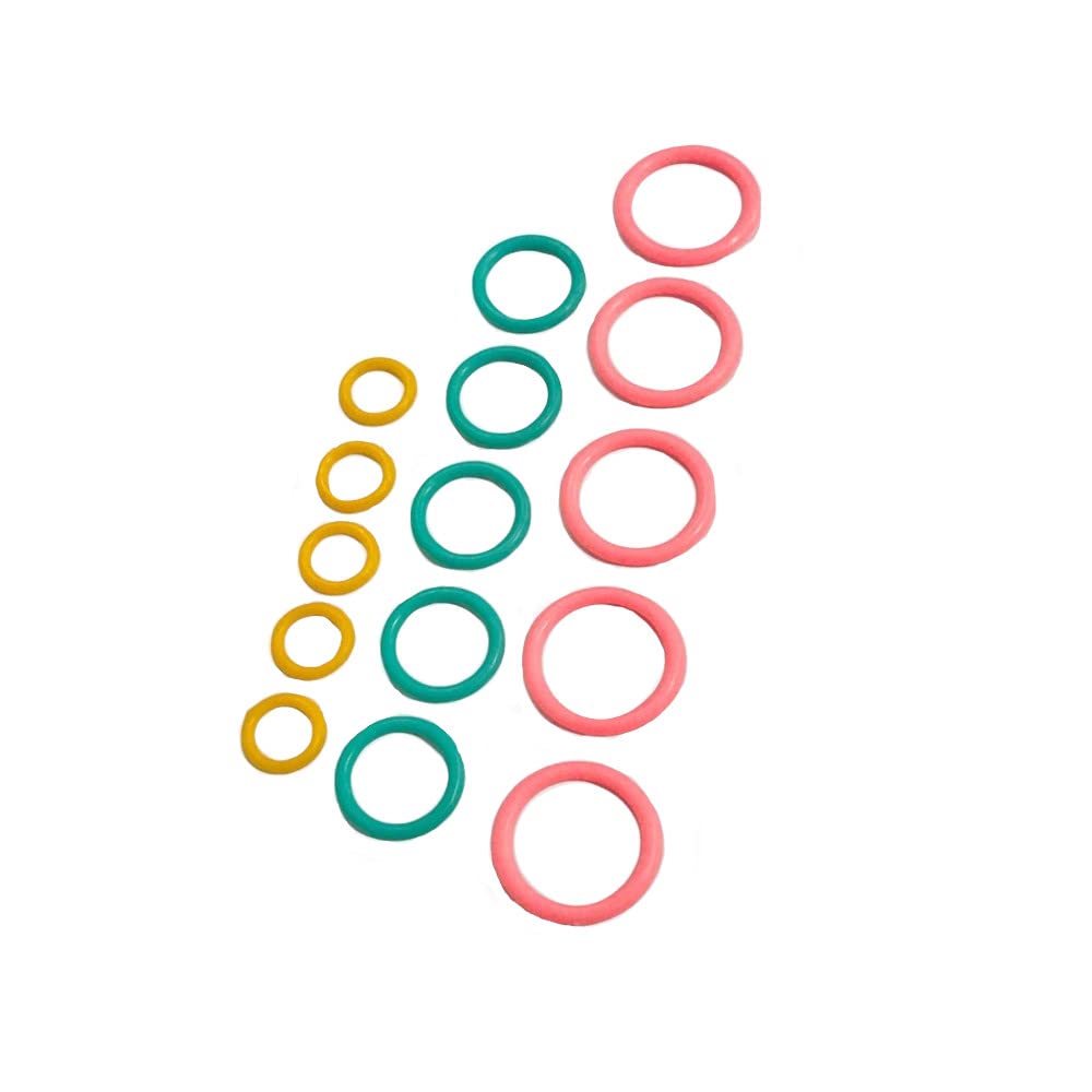 Hamanaka Mesh Rings, LMS Square, Pack of 5, H250-707