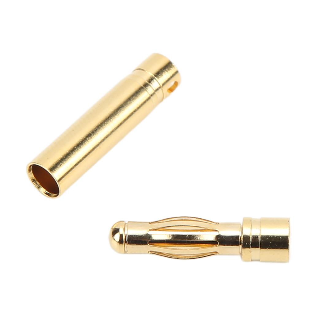 4mm Gold Plated Male Female Banana Plug Banana Plug Connectors for RC ESC Battery Accessory