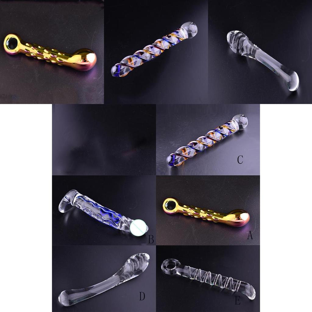 Glass Anal Metal Dildo Beads Butt Plug Crystal Balls Female Sex Toy Adult For