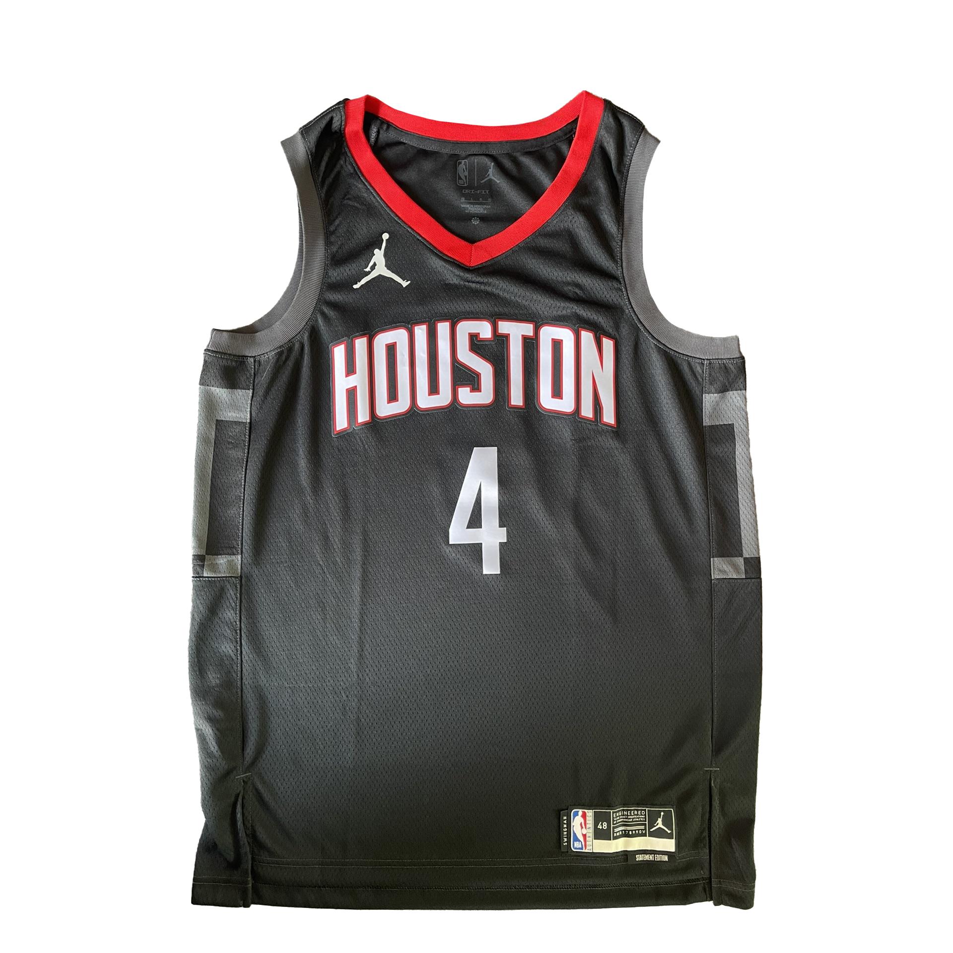 

Jordan Баскетбольная майка Dri-FIT NBA Хьюстон Номер 4 с V-образным вырезом, Color Block, унисекс, DO9527-012 L