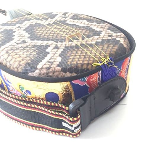 Sanshin Minsa Pattern Shoulder Strap (Minsa Pattern Blue)