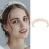 Elegante Perlen Imitation Braut-Haarbänder Barockstil Haarschmuck Stilvolles Haarband für Hochzeiten Partys Fotografie