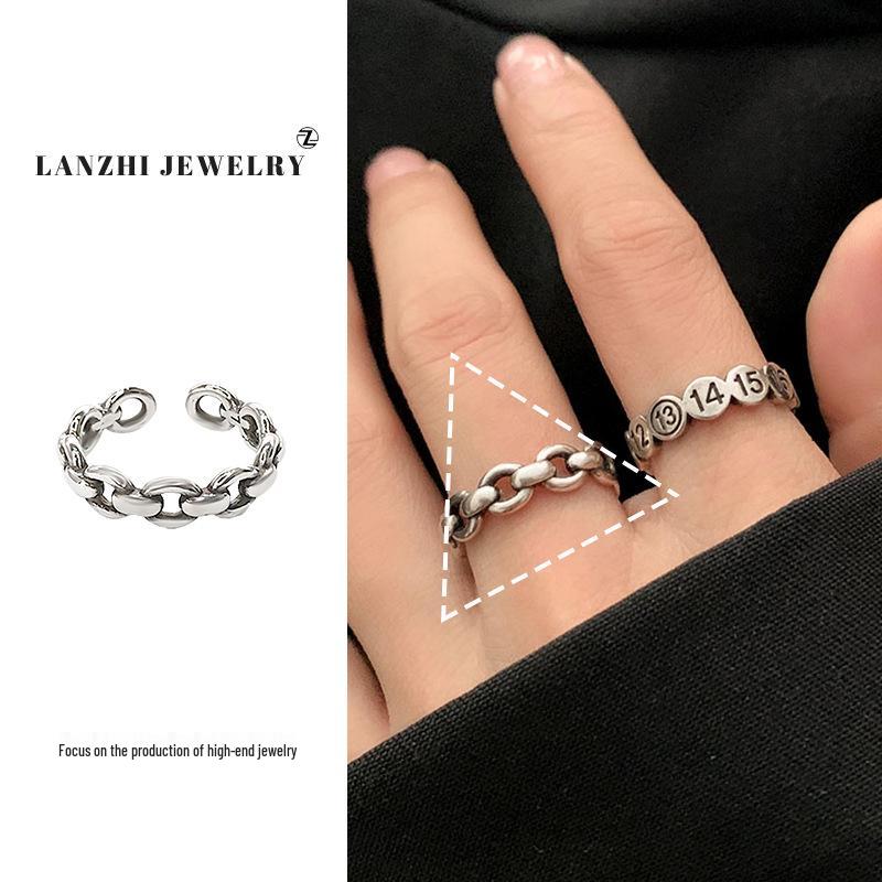 Inel Thai Argint pentru Femei, Stivuibil - Argint 925, Design de Nișă, Bijuterii Simple și Versatile