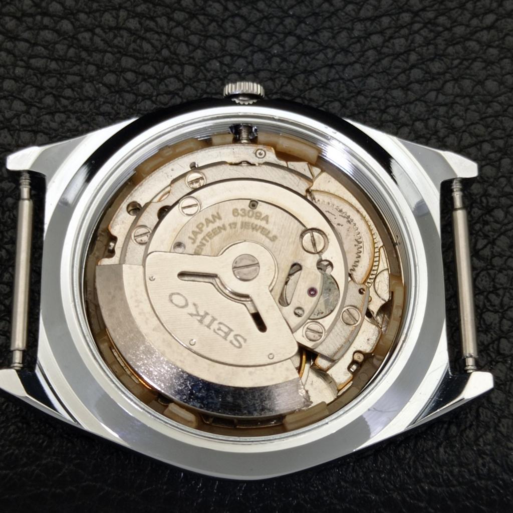 AUTOMATIC VINTAGE REFURBISHED SEIKO 5 6309A JAPAN MENS WHITE WATCH a441402-5 Sk-a441402