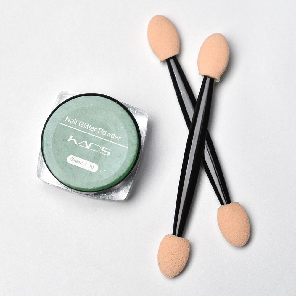 kads 1g/Box Gold Sliver Nail Glitter Powder Mirror Shining Nail Art DIY Chrome Pigment Glitters Chrome Pigment Powder Dust Nails