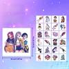 80 KPOP Łowcy Czarownic Naklejki Tatuaże Kreskówka Animacja Peryferyjne Kreatywne Tymczasowe Naklejki Tatuaże