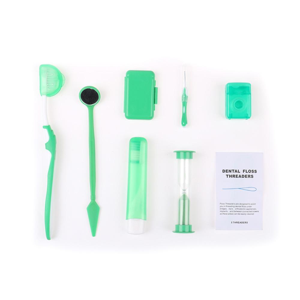 Floss Portable Oral Cleaning Care Soft Toothbrush Dental Teeth Orthodontic Kits Interdental Brush