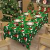Christmas Tablecloth Christmas Decorative Table Cover Xmas Party Table Runner Navidad New Year Supplies Party Table Cloth