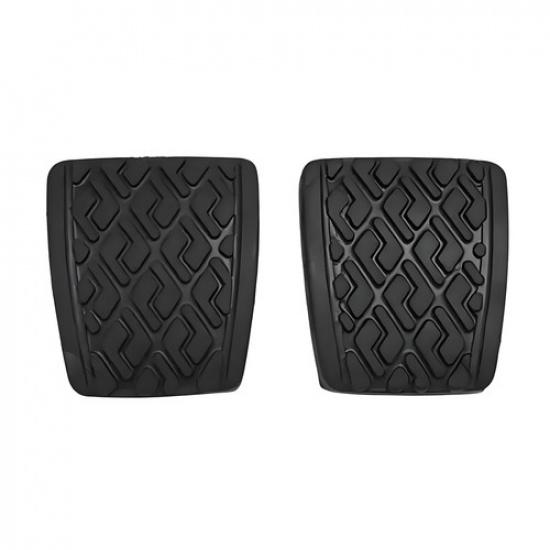 New 2 Clutch & Brake Pedal Pads Rubber Cover Fit for 1980-1988 Toyota Tercel