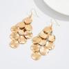 Trendy Sequin Metal Y Shaped Tassel Necklace Luxe Statement  for Women Evening Gown and Celebration Looks