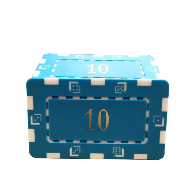 10 pièces/lot argile Las Vegas jetons de Poker 14g ensemble carte de Casino jetons de Poker divertissement pièces de monnaie en dollars jeu de cartes LasVegas