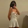 European and American Women's 2021 Summer Backless Lace Floral Camisole Dress