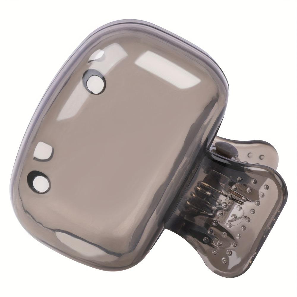 

Дорожные чехлы для зубных щеток, защитный чехол для зубных щеток, защитный пластиковый зажим для домашнего хозяйства, путешествий, кемпинга, ванной комнаты, школы, серый