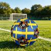 1pc Swedish Sports Theme Size 5 Soccer Ball Professional Match Training Football Indoor &Outdoor Sports Ball Lightweight Durable c6634