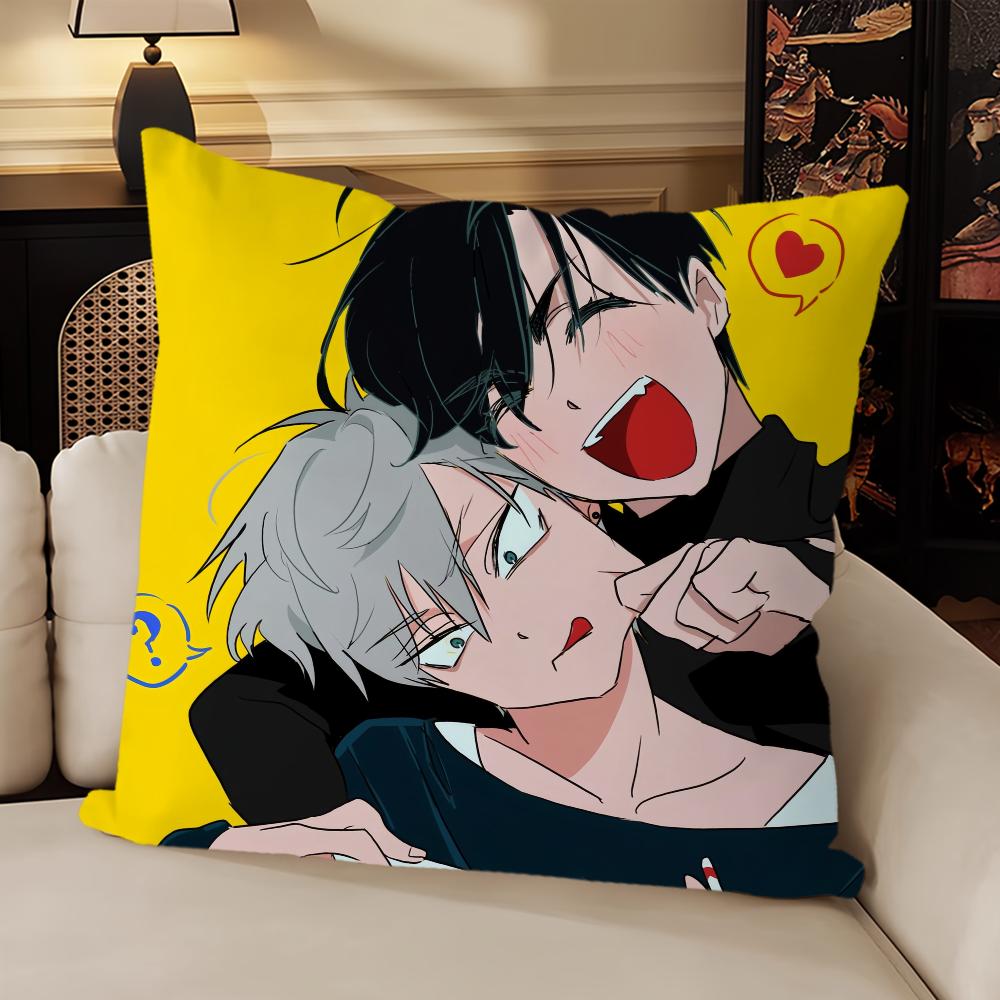 Game A-Alien Stage Sua And Mizi Cushion Sofa Living Room Bedroom Headboard Backrest Cushion Square Cushion Nap Time Pillow Case