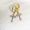 European Best-Selling Classic Zirconia Earrings: Super Shiny, Full Diamond Design for Women