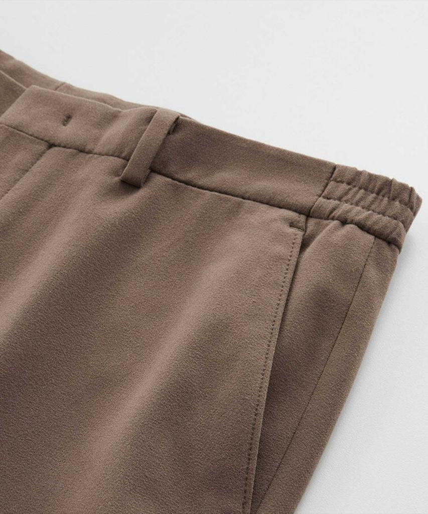 STCO Wool Touch Four-Way Stretch Slacks_Beige (Tapered Fit)_Sepud72Tsd