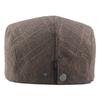 2020 cotton linen beret for men, vintage duckbill cap, artsy young adult forward cap, middle-aged and elderly hat