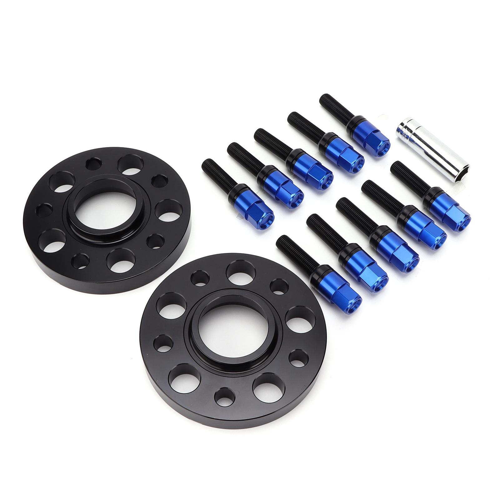 

Wheel Spacer Kit 20mm Bolt Pattern‑5x112mm M14x1.5 Replacement for SQ7 2016‑2020Blue синій