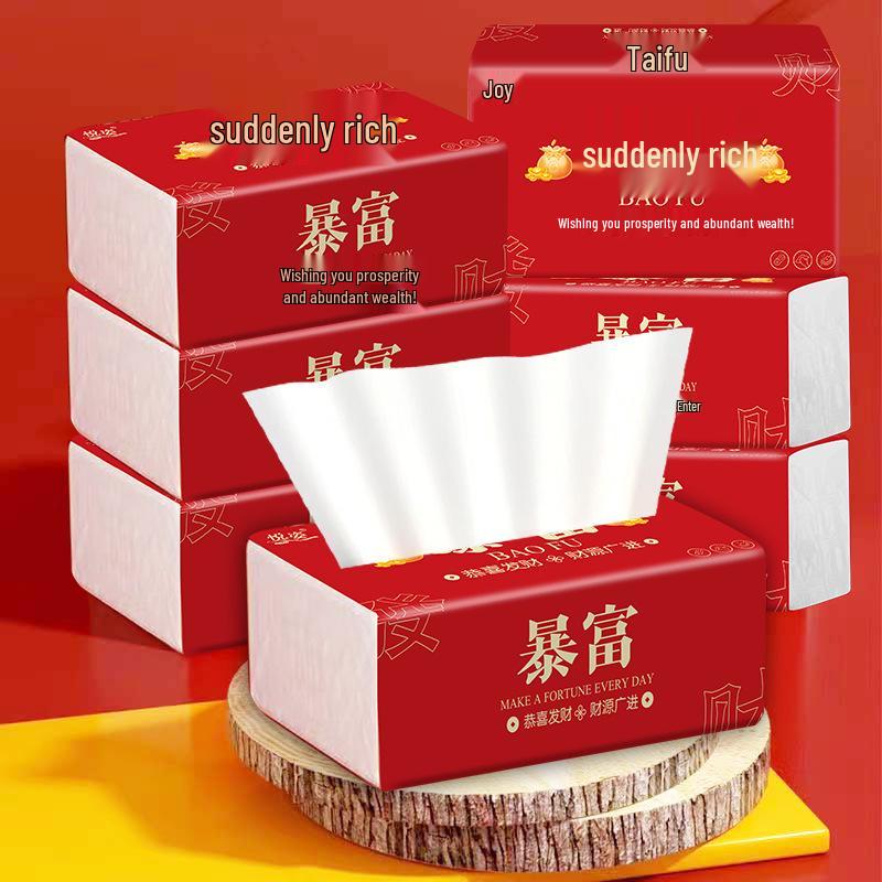 Get Rich Quick Tissue: Premium Napkin & Hand Wiping Paper for Hotels, Restaurants, Dining Rooms, and Barbecues