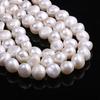1String, White Natural Freshwater Pearls, Potato Shape Pearl Beads, 11–12 Mm, for DIY Necklace Accessories, Jewelry Making Valentine's Day Gifts, 36cm
