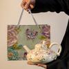 Ins Wind Large-capacity Teapot with Lid for Girls Birthday Gifts High-value Cups with Gifts Christmas Gifts