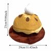 Creative Plush Cake Hat Cartoon Theme Event Hat Gift Pumpkin Pie Hat  Carnivals